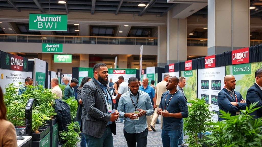 Local businesses connecting at Maryland cannabis vendor fair, Baltimore Marriott BWI