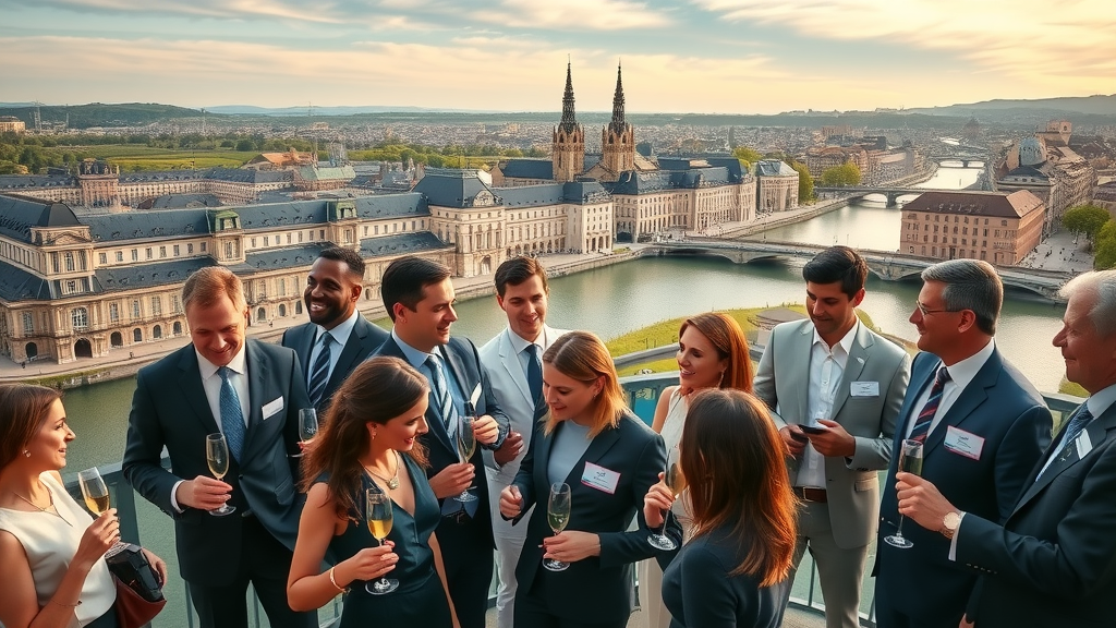 Science in the City International Medical Conference networking at Bordeaux’s Cité du Vin.