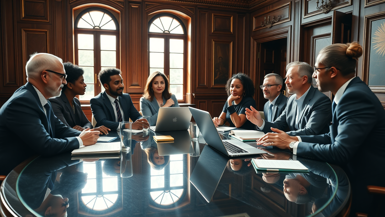 C-suite professionals discussing crypto banking at CBC Summit 2025